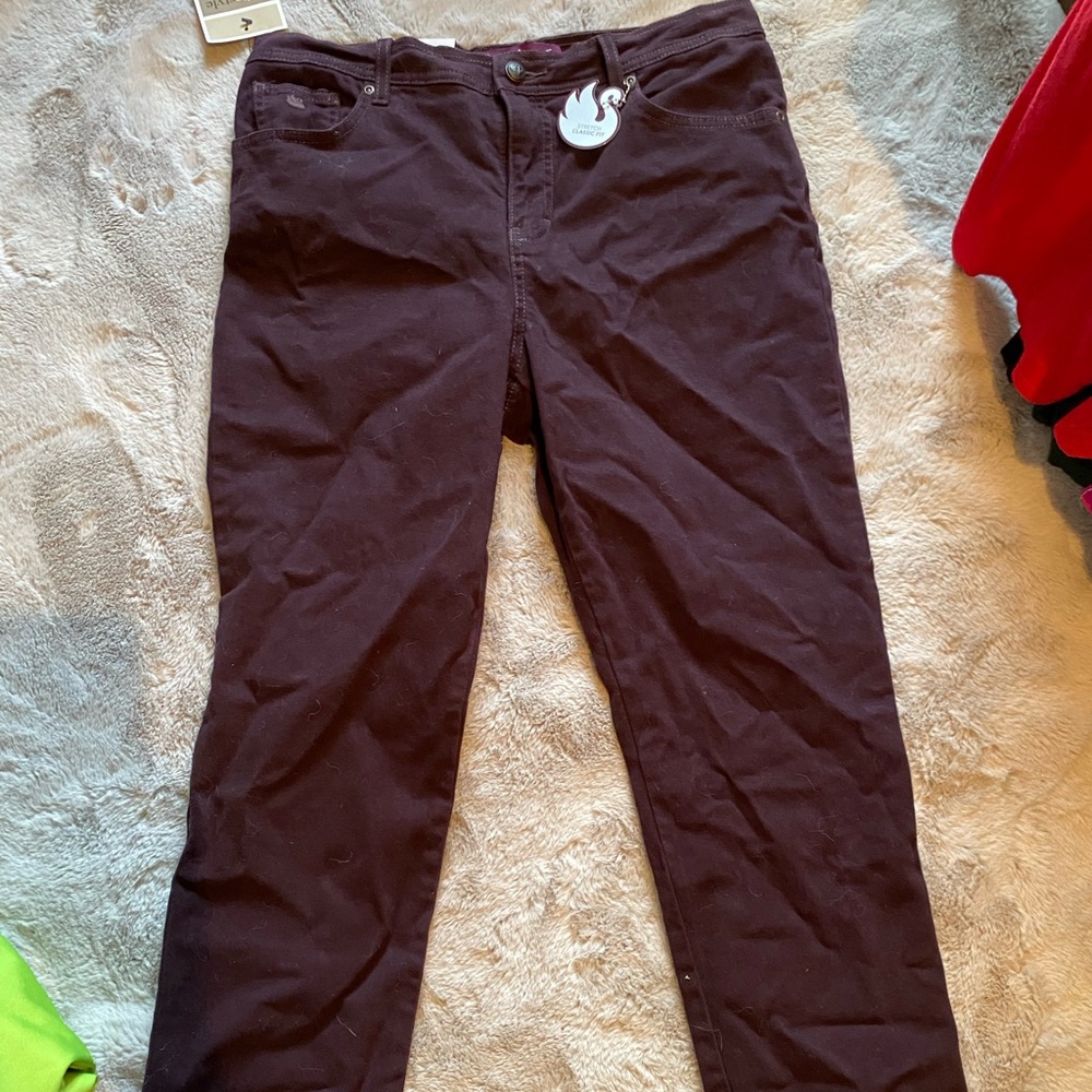 Purple petite pants